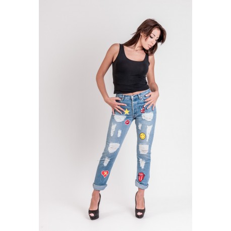 levis patch jeans